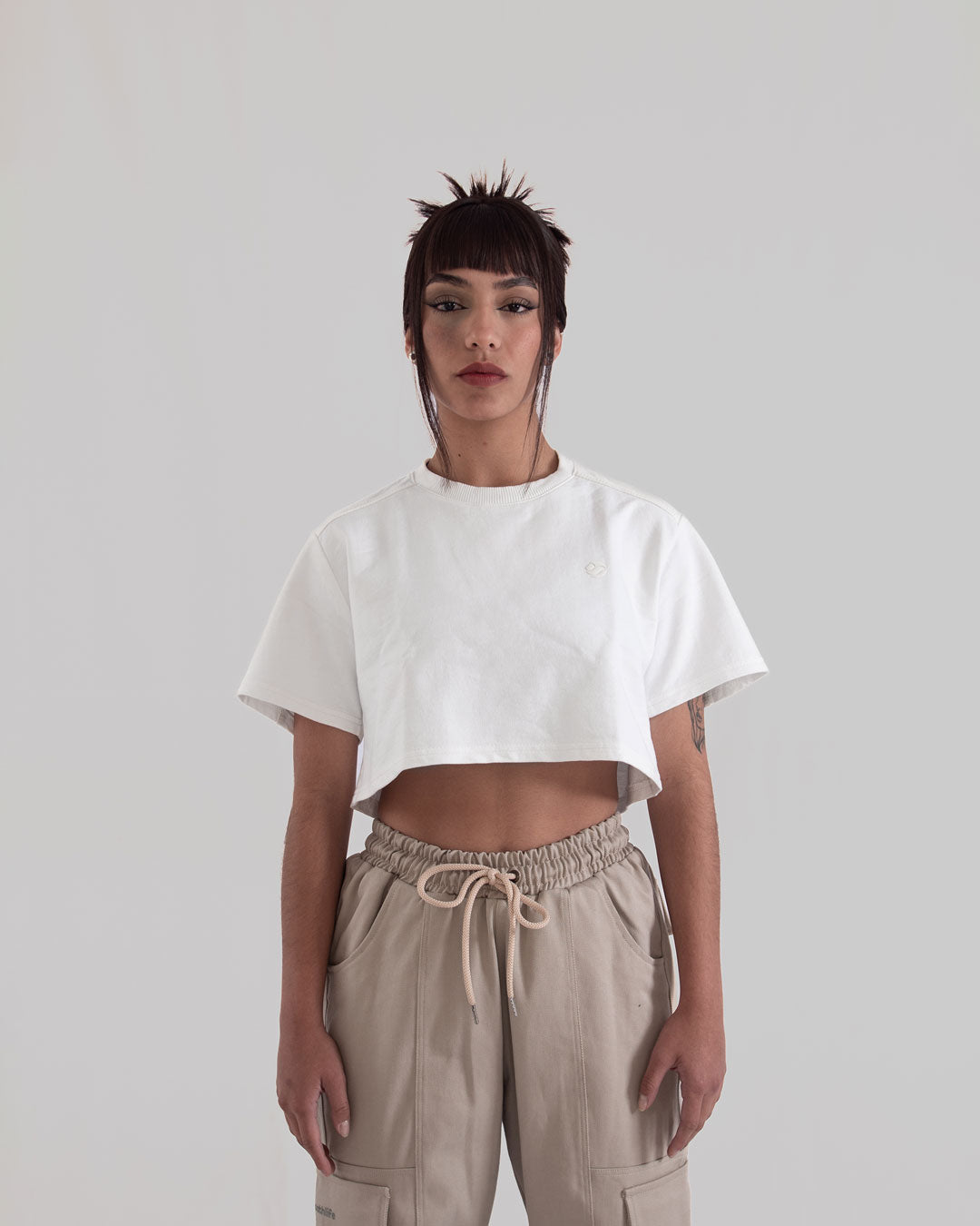 Crop Top Conature beige