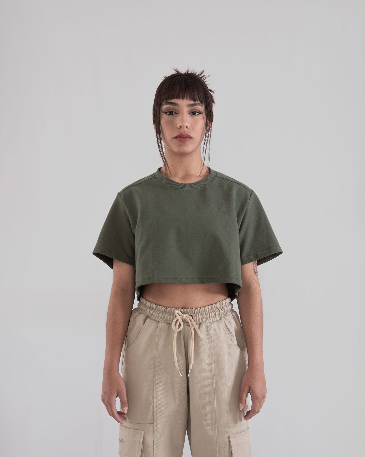 Crop Top Conature Verde Militar