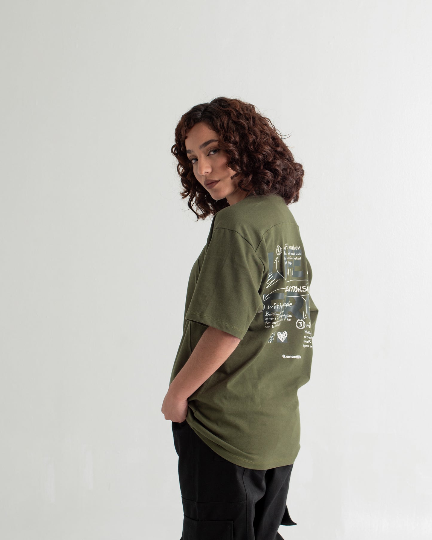 T-Shirt Verde Militar Life Force