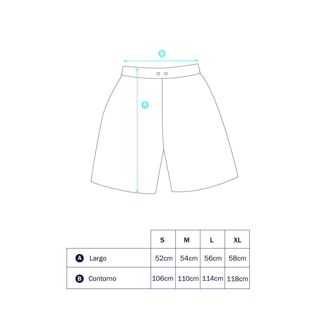 Pantaloneta Nonstop - Azul